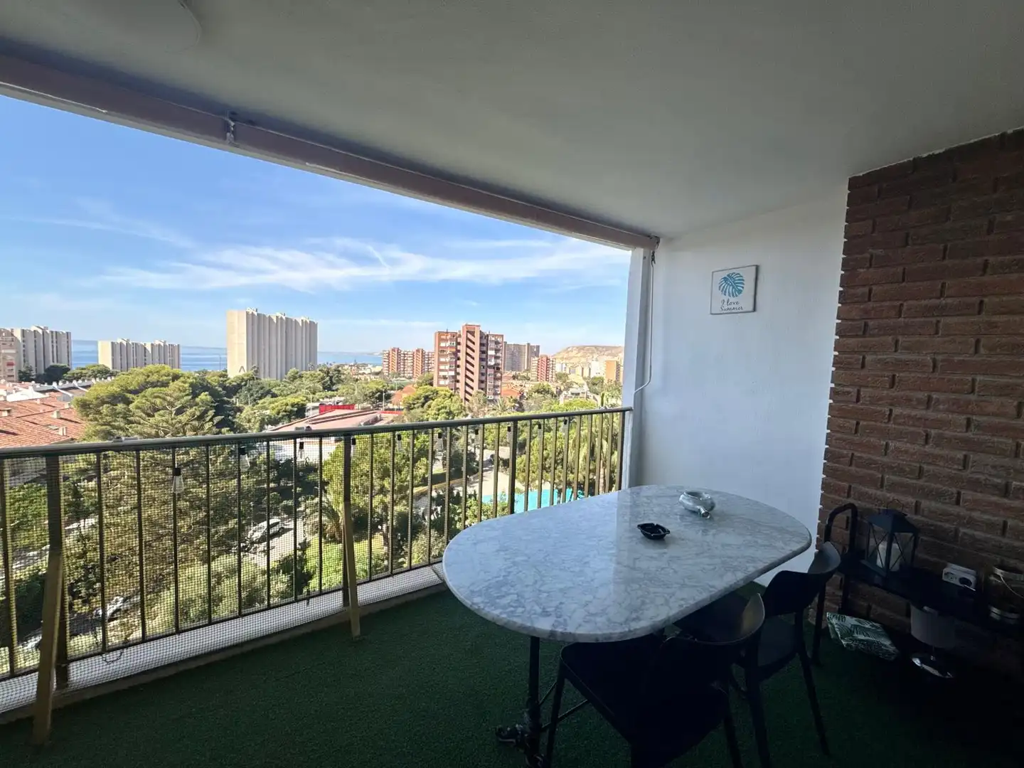 Terrace of Flat for rent in Alicante / Alacant  with Furnished