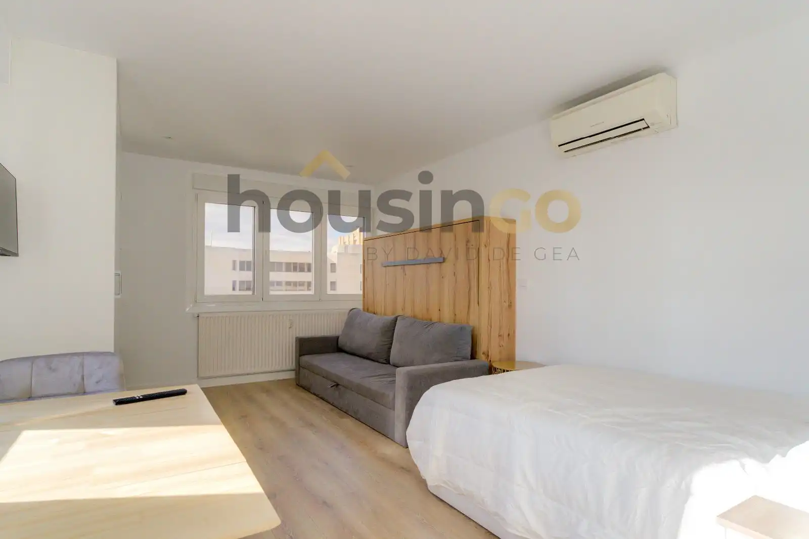 Habitación de Apartamento de alquiler en Madrid con Aire acondicionado, Calefacción y Amueblado