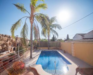 Swimming pool of Single-family semi-detached for sale in  Murcia Capital  with Air Conditioner, Terrace and Swimming Pool