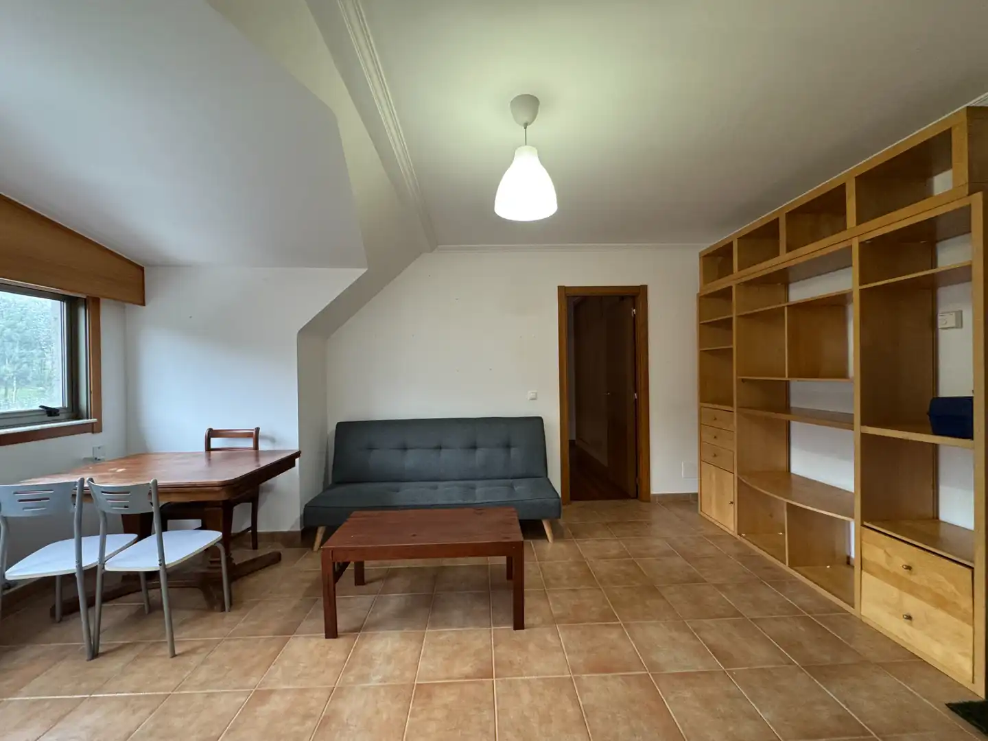 Living room of Flat for rent in Ames  with Heating, Storage room and Furnished