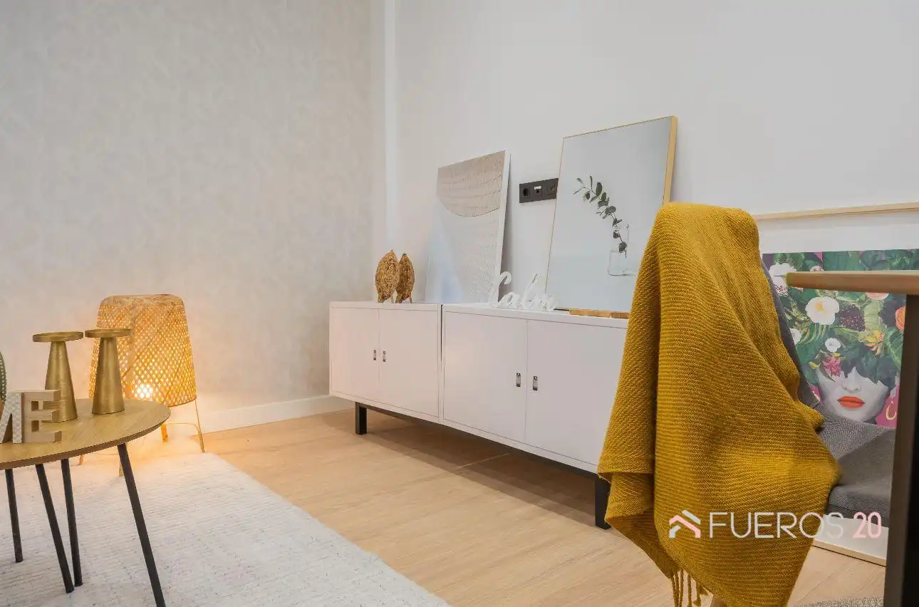 Sala de estar de Piso en venta en Getxo  con Calefacción y Amueblado