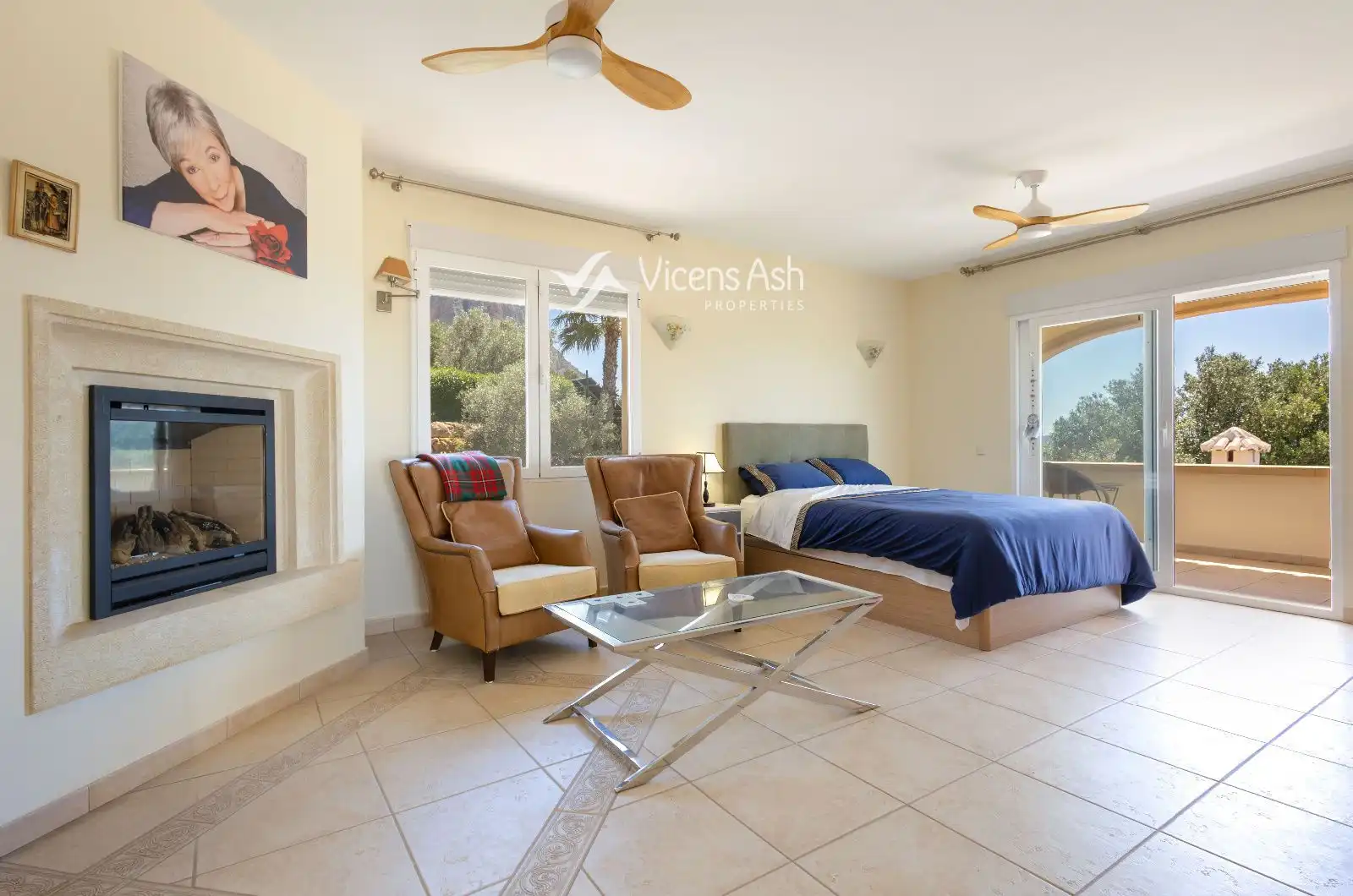 Bedroom of Houses for sale in Jávea / Xàbia  with Air Conditioner, Heating and Terrace
