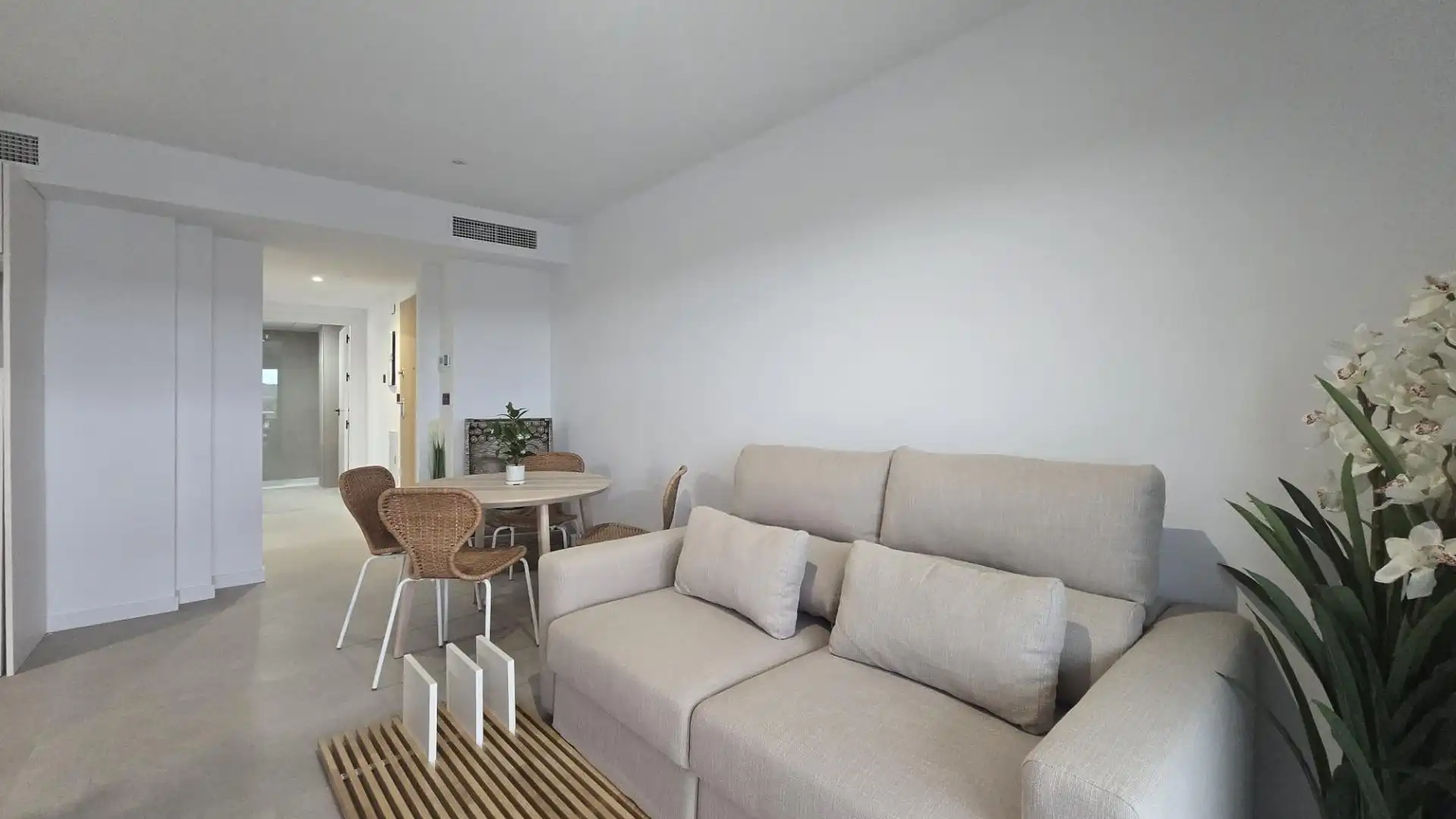 Sala de estar de Apartamento en venta en Mutxamel con Aire acondicionado, Calefacción y Terraza