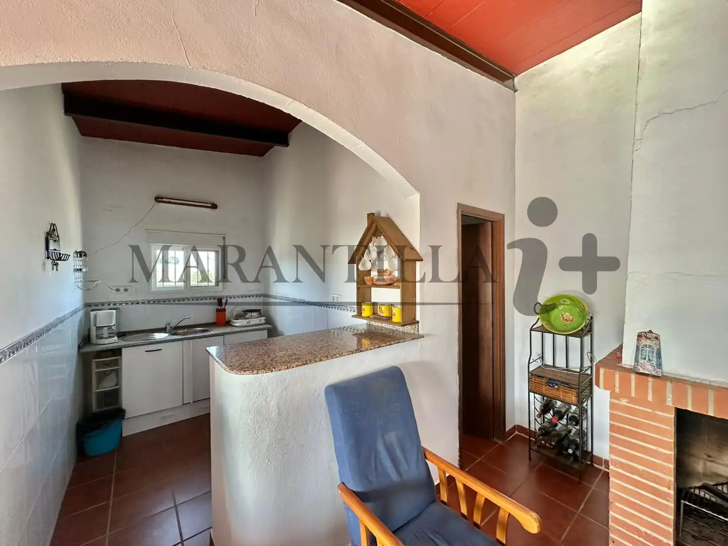 Cocina de Finca rústica en venta en Lepe con Terraza, Trastero y Amueblado