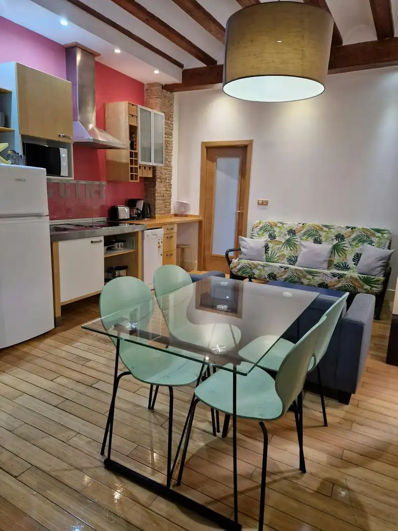 Esszimmer von Wohnung zur Miete in Valencia mit Klimaanlage, Heizung und Möbliert