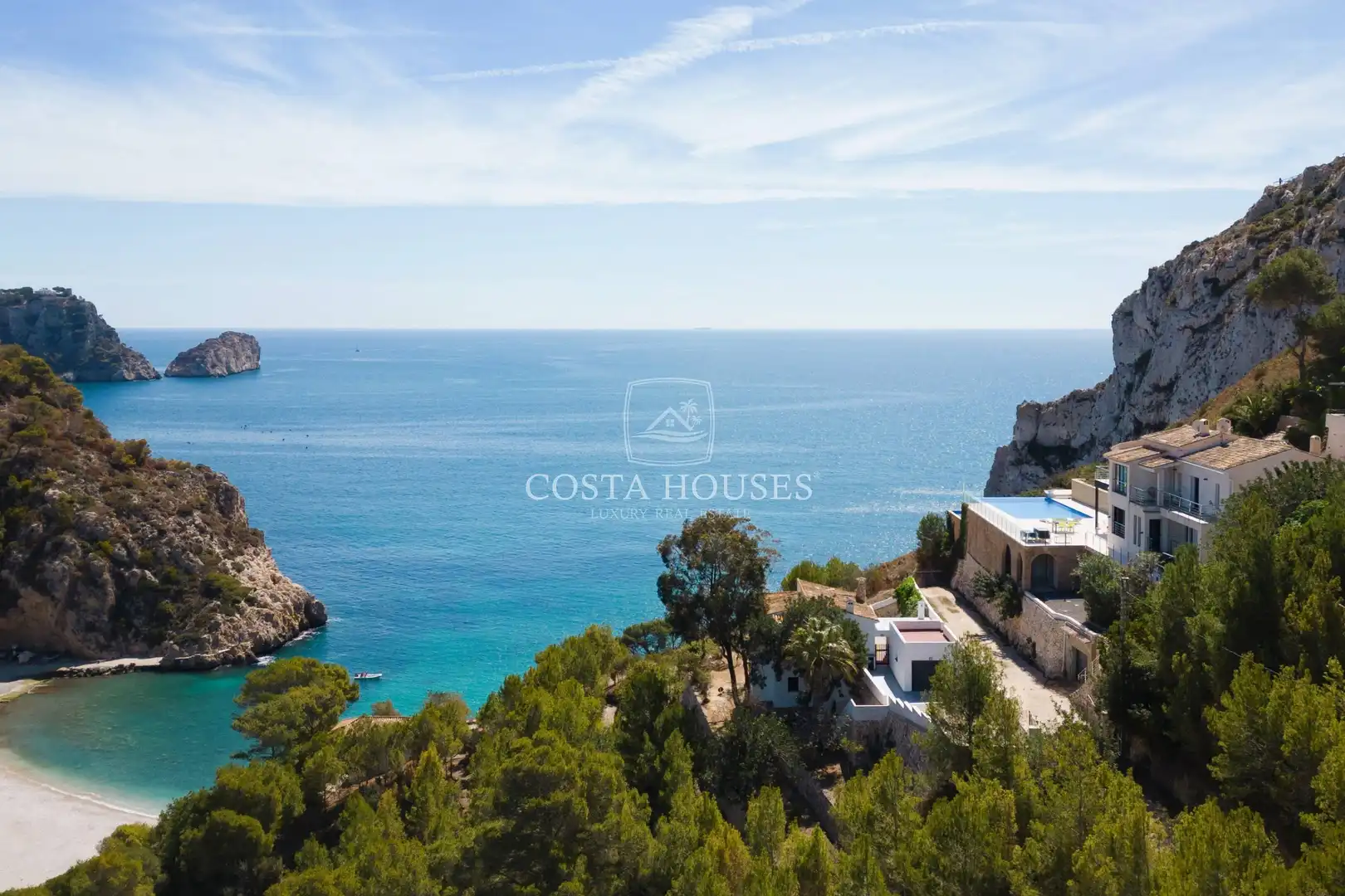 Exterior view of Houses for sale in Jávea / Xàbia  with Air Conditioner, Private garden and Terrace