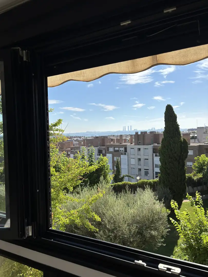 Vista exterior de Piso en venta en  Madrid Capital con Aire acondicionado, Terraza y Piscina