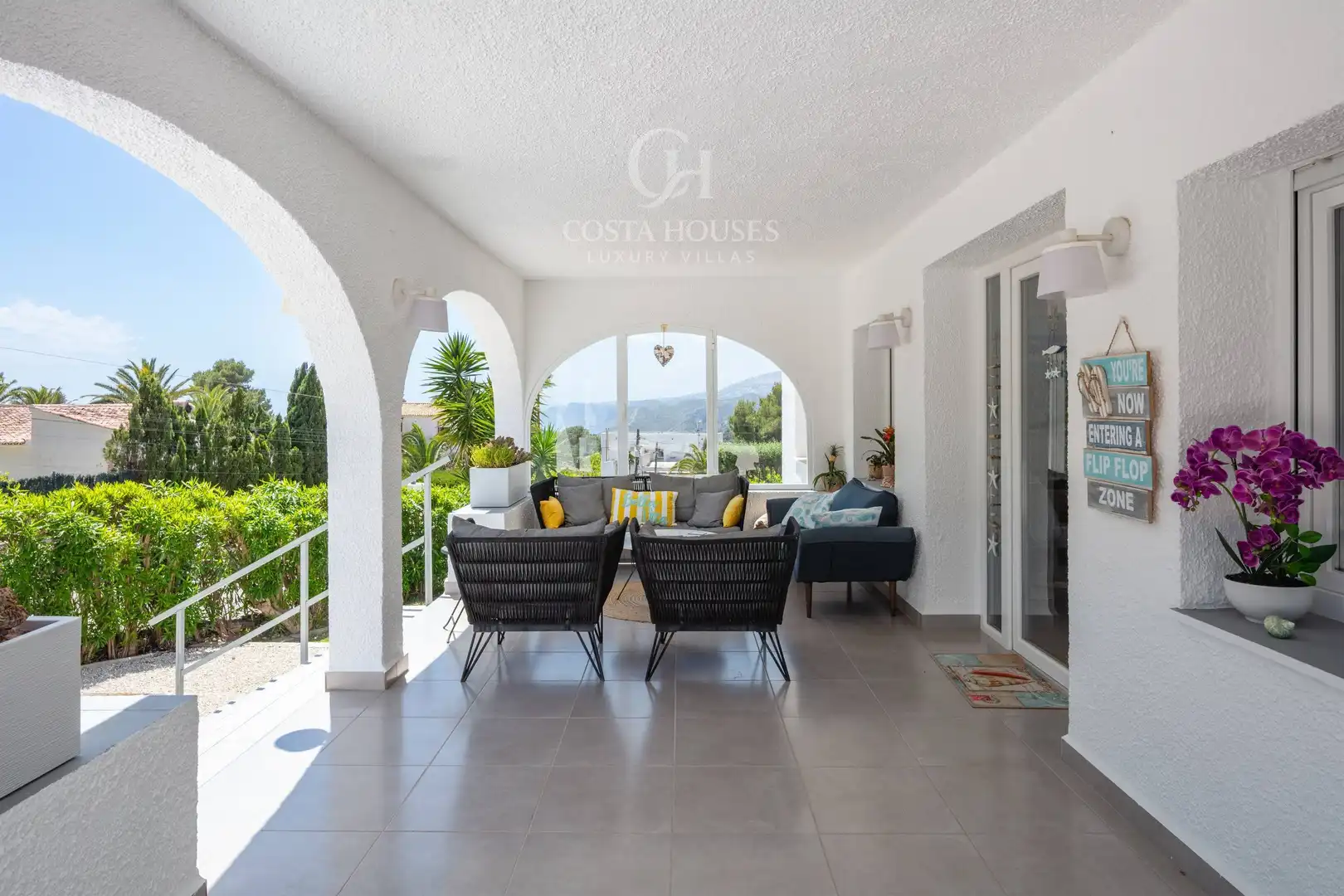 Terraza de Casa o chalet en venta en Jávea / Xàbia con Aire acondicionado, Calefacción y Jardín privado