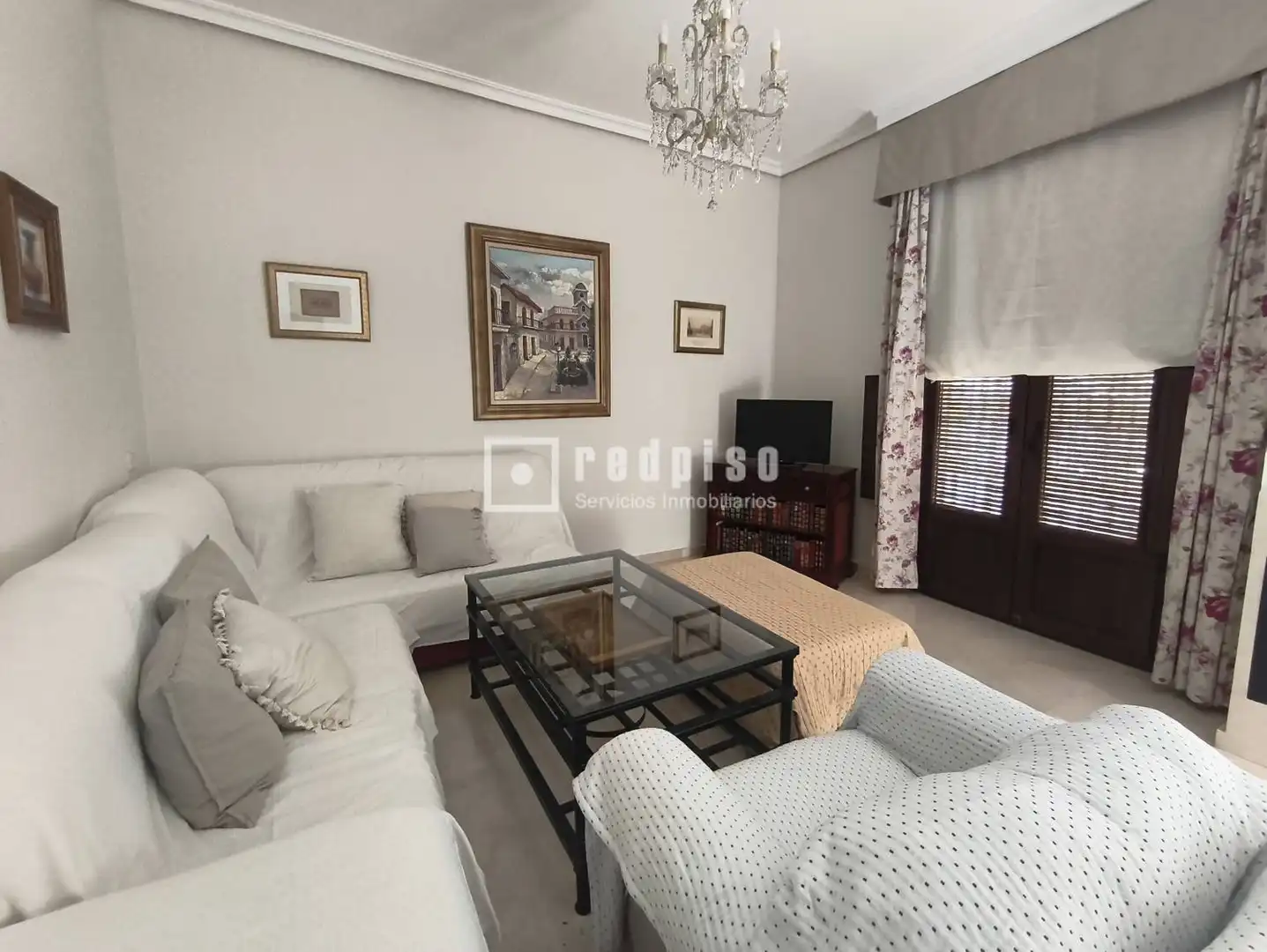 Sala de estar de Piso de alquiler en Sevilla con Aire acondicionado, Terraza y Amueblado