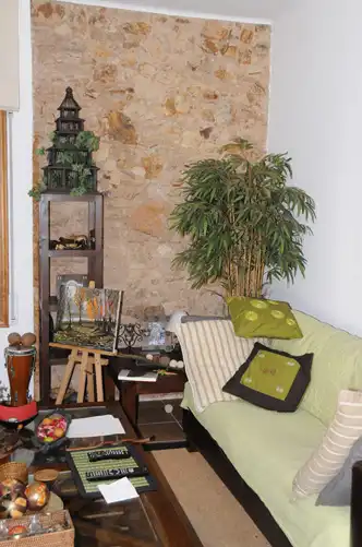 Sala de estar de Piso en venta en Sant Feliu de Guíxols con Calefacción, Amueblado y Horno