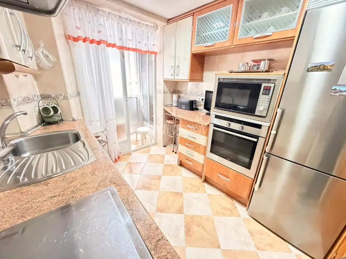 Cocina de Piso en venta en Torrejón de Ardoz con Aire acondicionado, Parquet y Terraza