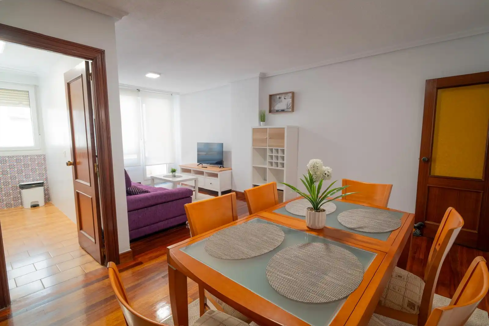 Esszimmer von Wohnung zur Miete in Santander mit Heizung, Möbliert und Ofen