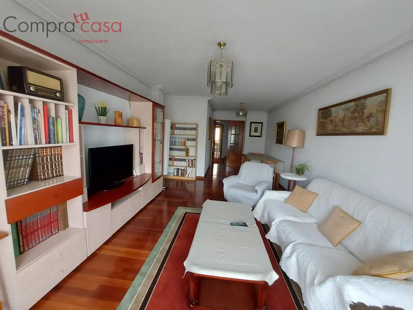 Sala de estar de Piso para compartir en Segovia con Calefacción, Terraza y Amueblado