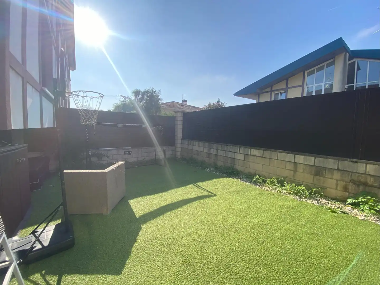 Terraza de Casa adosada en venta en Loiu con Aire acondicionado, Calefacción y Jardín privado