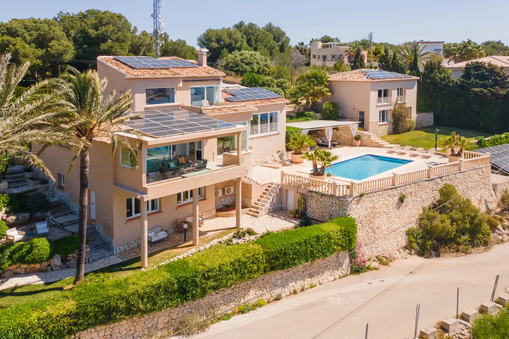 Exterior view of Houses for sale in Jávea / Xàbia  with Air Conditioner, Heating and Private garden