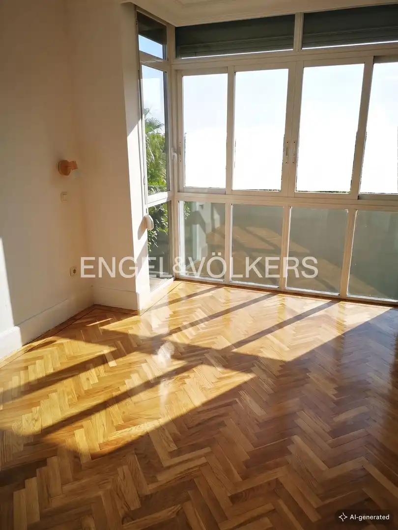 Flat for rent in Madrid  with Air Conditioner, Heating and Private garden