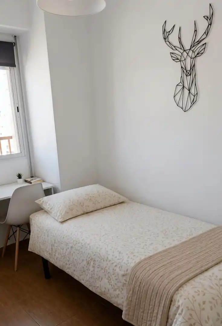Bedroom of Flat for sale in Alicante / Alacant  with Air Conditioner, Parquet flooring and Furnished