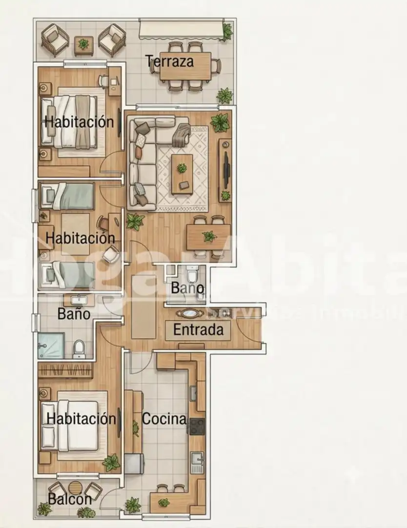 Flat for sale in Bellreguard  with Heating, Terrace and Furnished