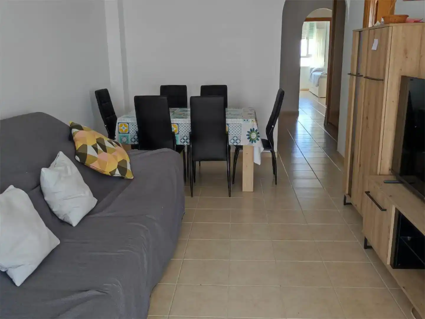 Dining room of Flat for rent in Torrox  with Air Conditioner, Furnished and Balcony
