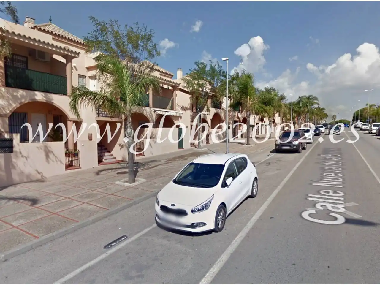 Vista exterior de Casa adosada de lloguer en Chiclana de la Frontera amb Aire condicionat, Terrassa i Moblat