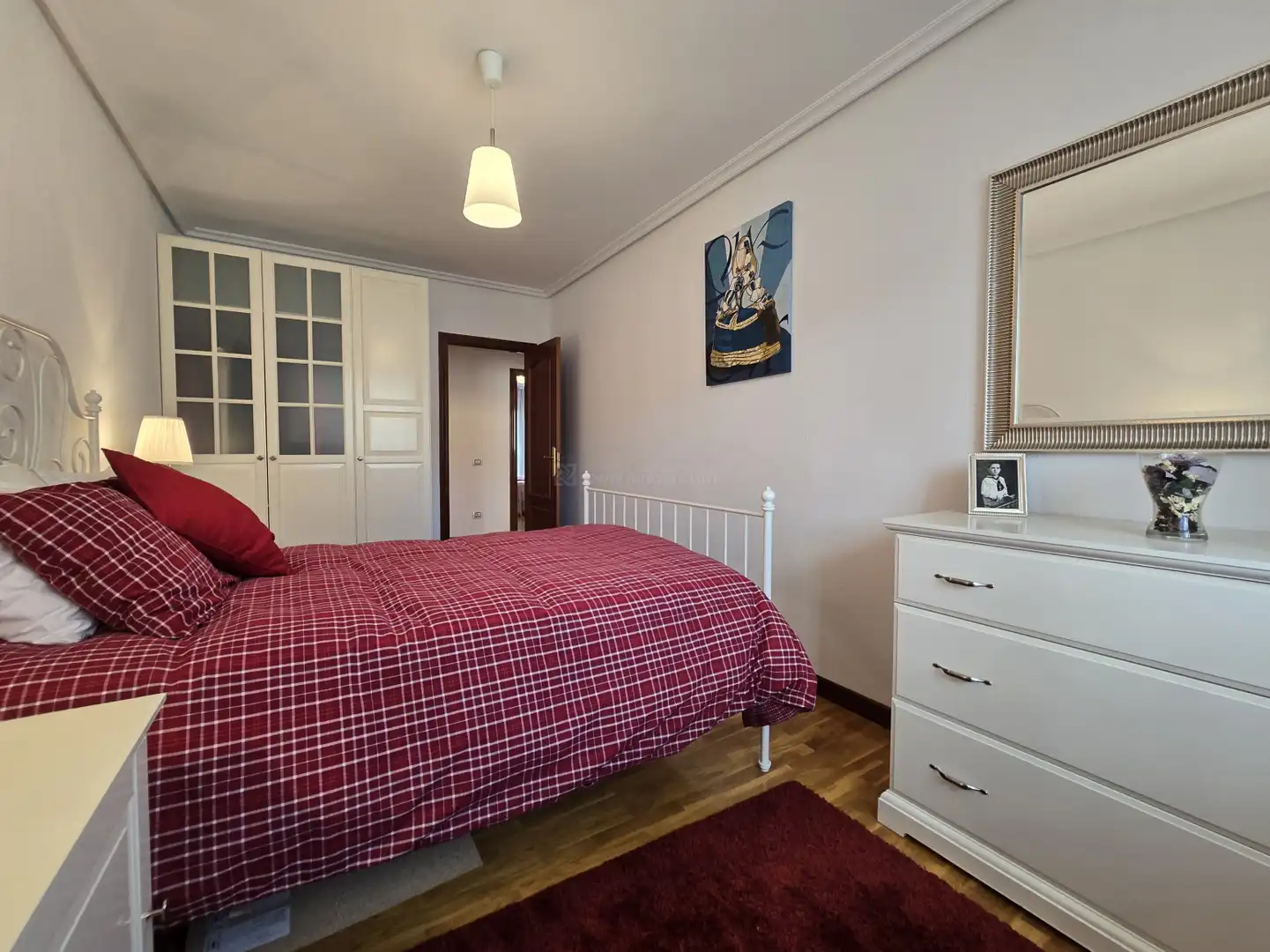 Bedroom of Flat for sale in  Logroño  with Heating, Parquet flooring and Storage room
