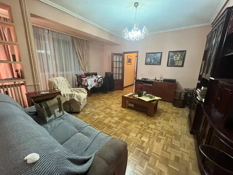 Sala d'estar de Pis en venda en Madrid amb Aire condicionat, Calefacció i Terrassa