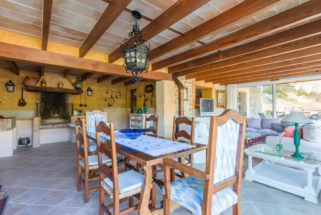 Terraza de Finca rústica en venta en Pollença con Jardín privado, Terraza y Piscina