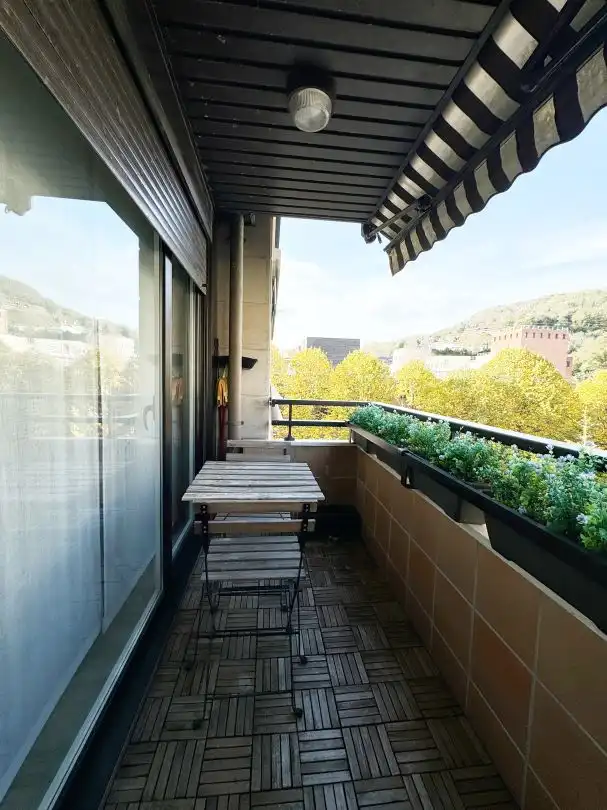 Balcony of Flat for rent in Donostia - San Sebastián   with Heating, Terrace and Storage room