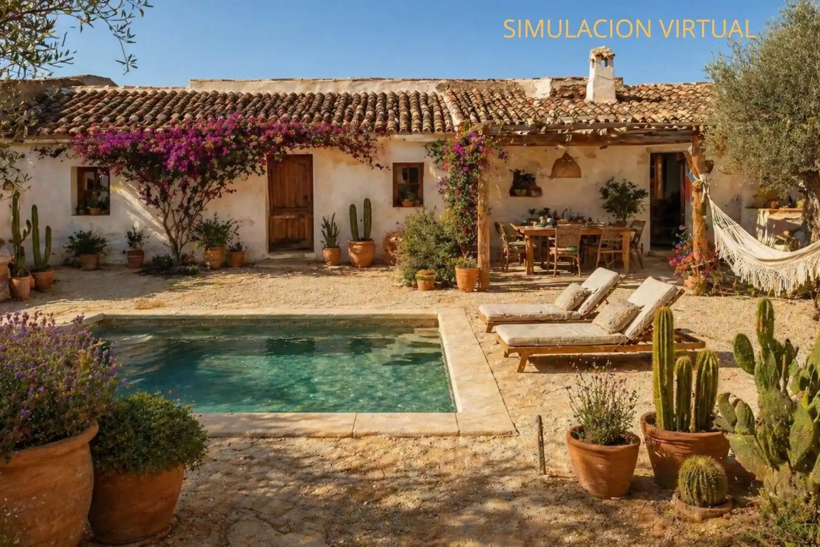 Garten von Country house zum Verkauf in Sorbas mit Terrasse