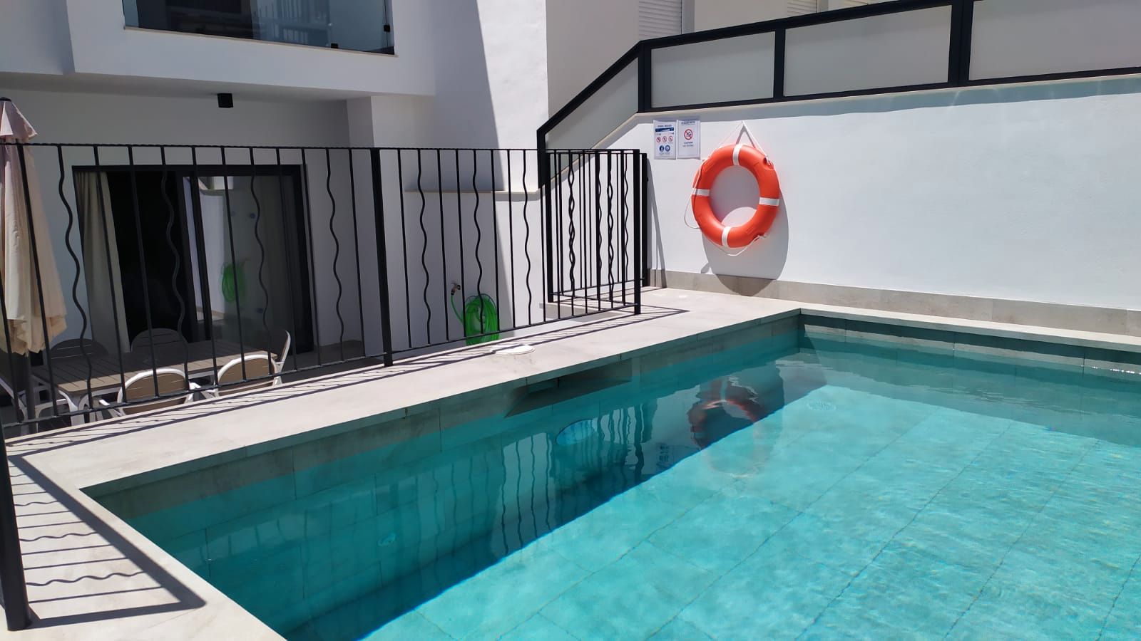 Swimming pool of Single-family semi-detached to rent in Nerja  with Air Conditioner, Heating and Terrace