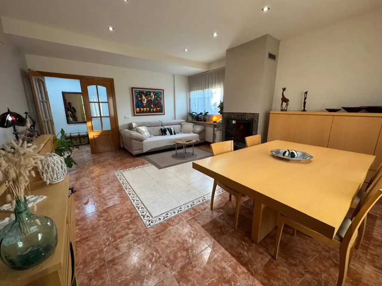 Wohnzimmer von Haus oder Chalet zum Verkauf in Vilanova del Vallès mit Heizung, Privatgarten und Terrasse