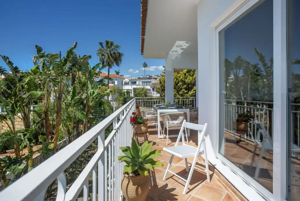Terrassa de Casa o xalet en venda en Mijas amb Aire condicionat, Jardí privat i Terrassa