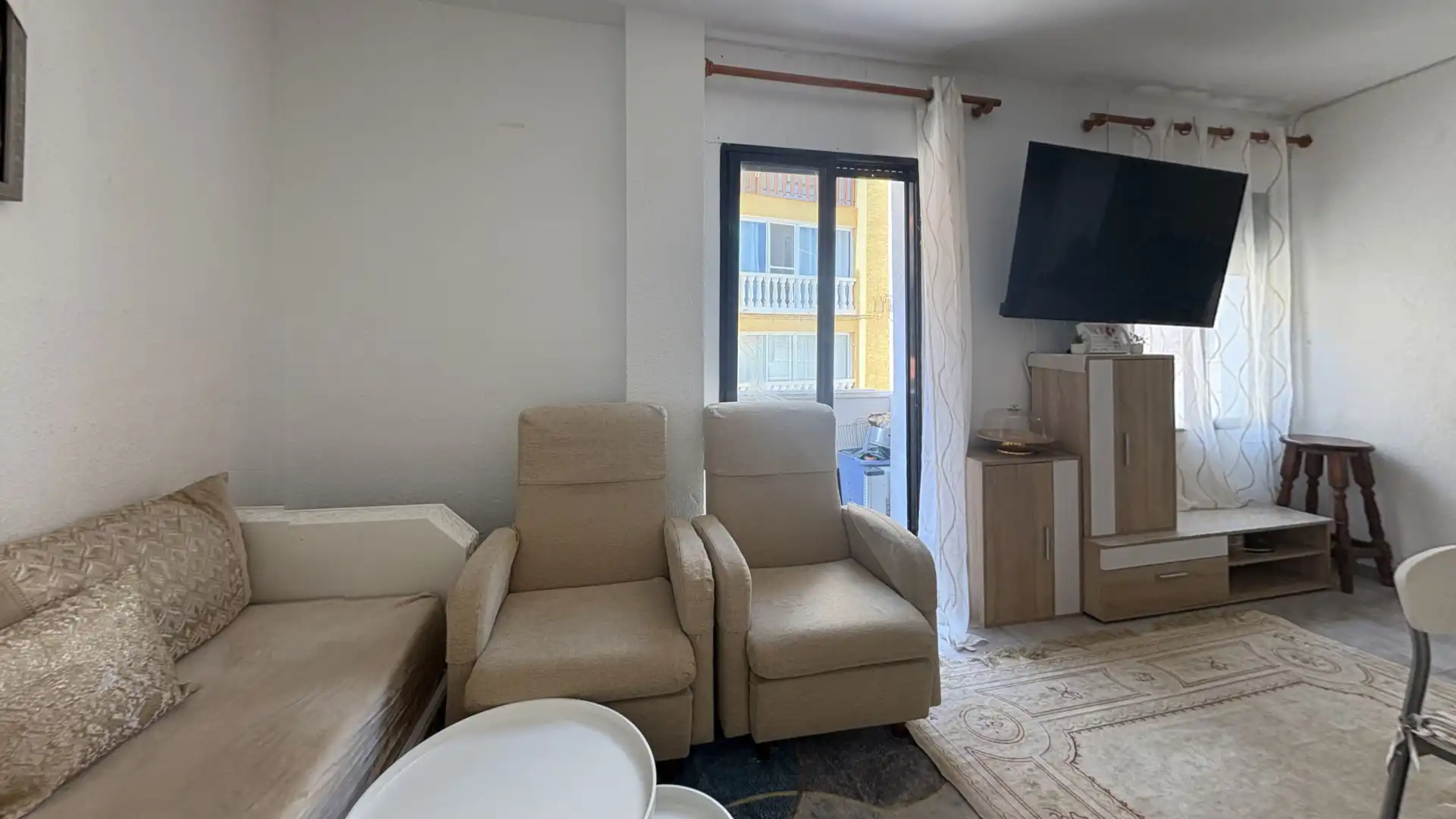 Living room of Flat for sale in Alcalà de Xivert  with Balcony and Community pool