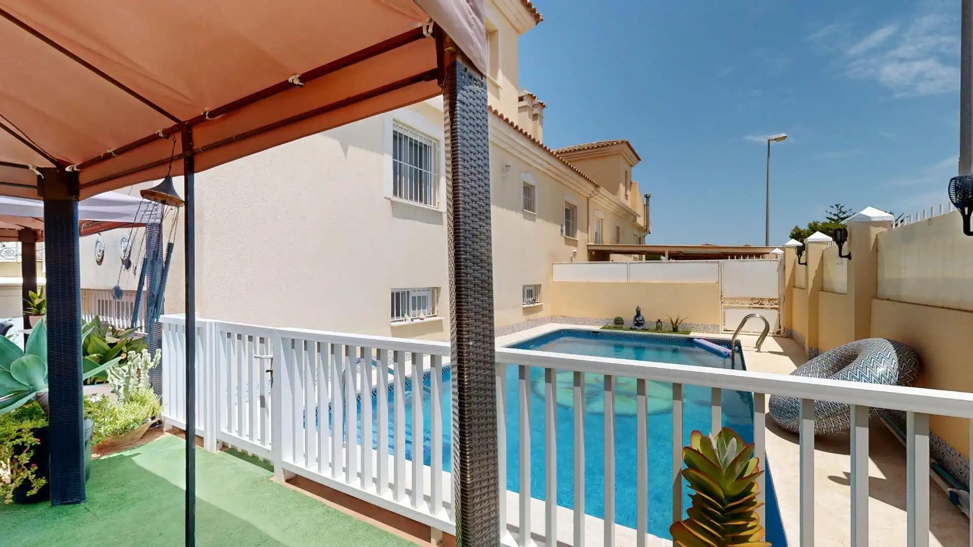Swimming pool of Houses for sale in Cartagena  with Air Conditioner, Terrace and Storage room