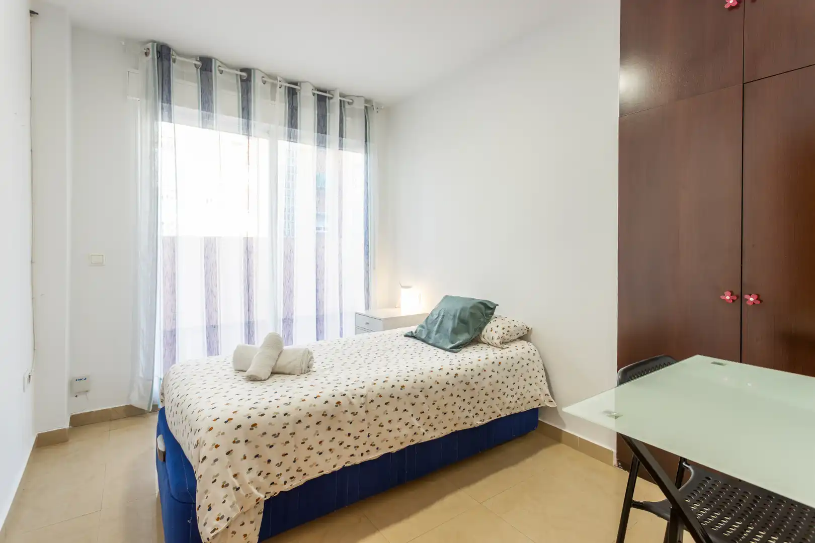 Bedroom of Flat for rent in Alicante / Alacant  with Terrace and Furnished