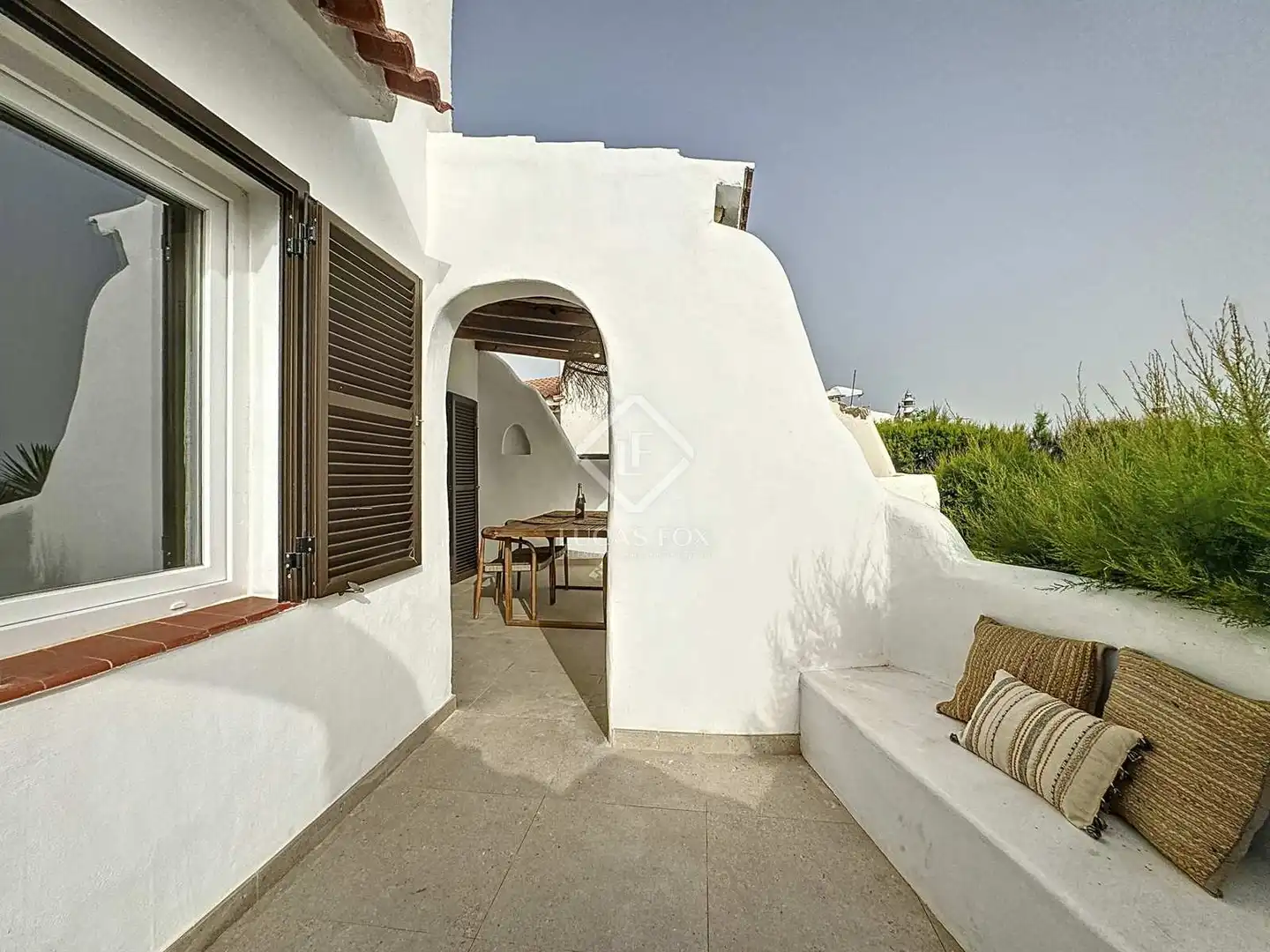 Terrasse von Haus oder Chalet zur Miete in Ciutadella de Menorca mit Klimaanlage, Privatgarten und Terrasse
