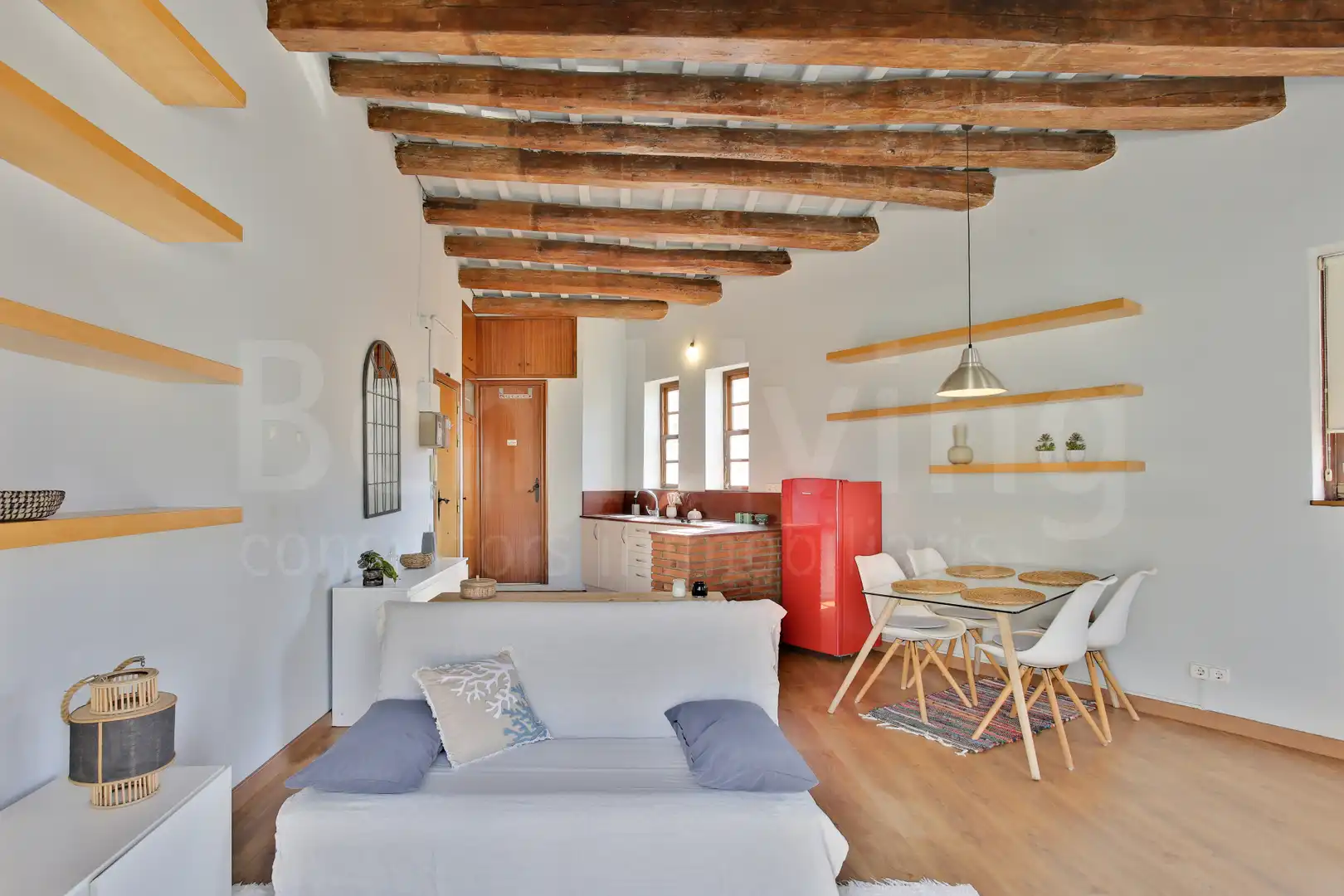 Sala de estar de Piso en venta en Barcelona con Amueblado