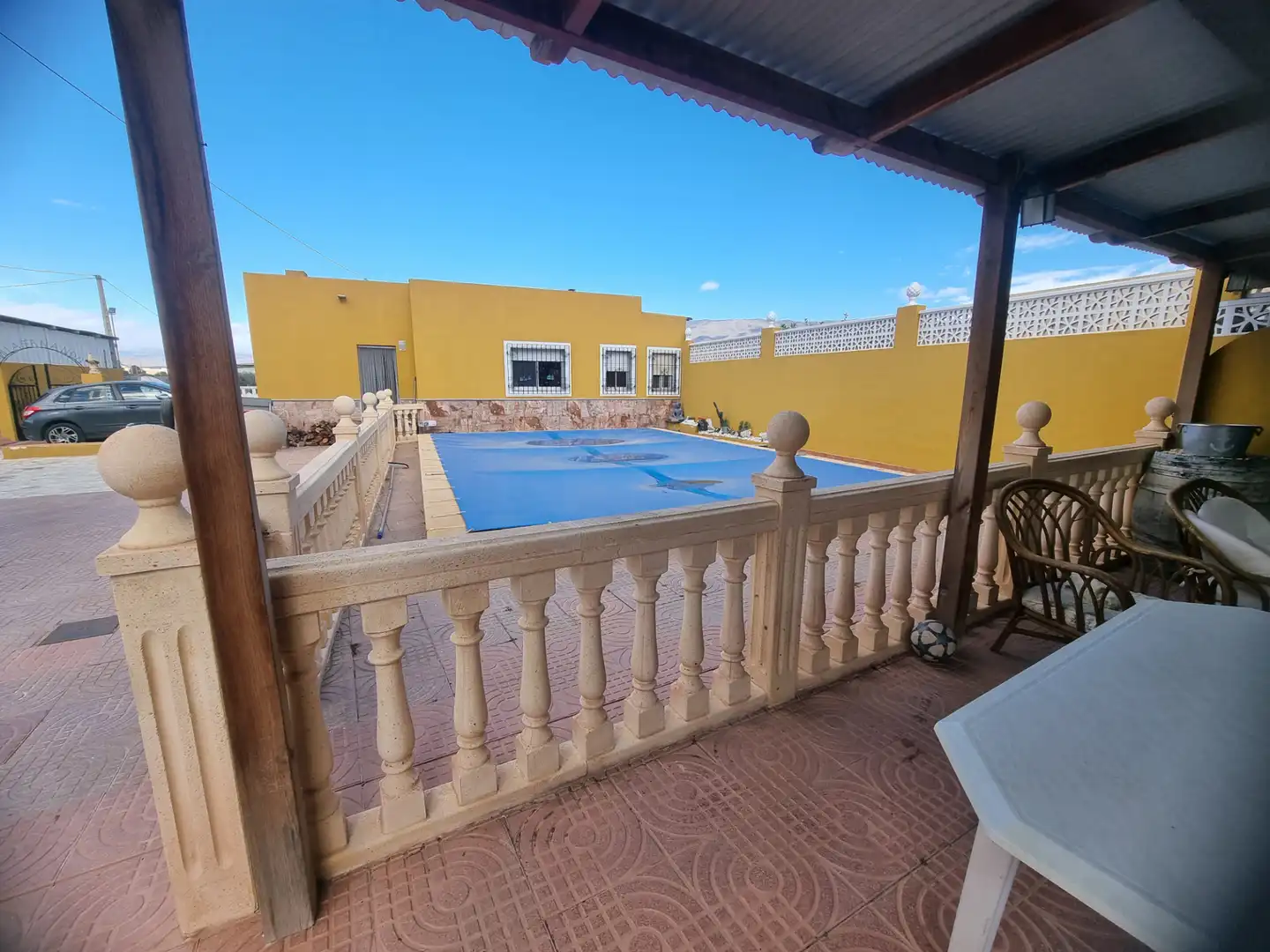 Vista exterior de Finca rústica en venta en Pechina con Aire acondicionado, Calefacción y Jardín privado