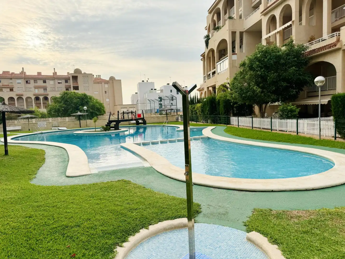 Swimming pool of Apartments for rent in El Campello  with Air Conditioner, Private garden and Terrace