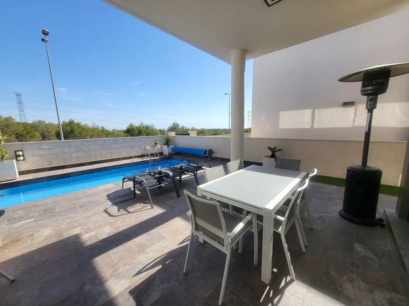 Terrassa de Casa o xalet en venda en Orihuela amb Calefacció, Jardí privat i Piscina