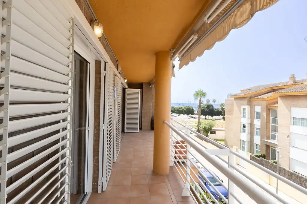 Terrasse von Wohnung zur Miete in Sant Andreu de Llavaneres mit Schwimmbad