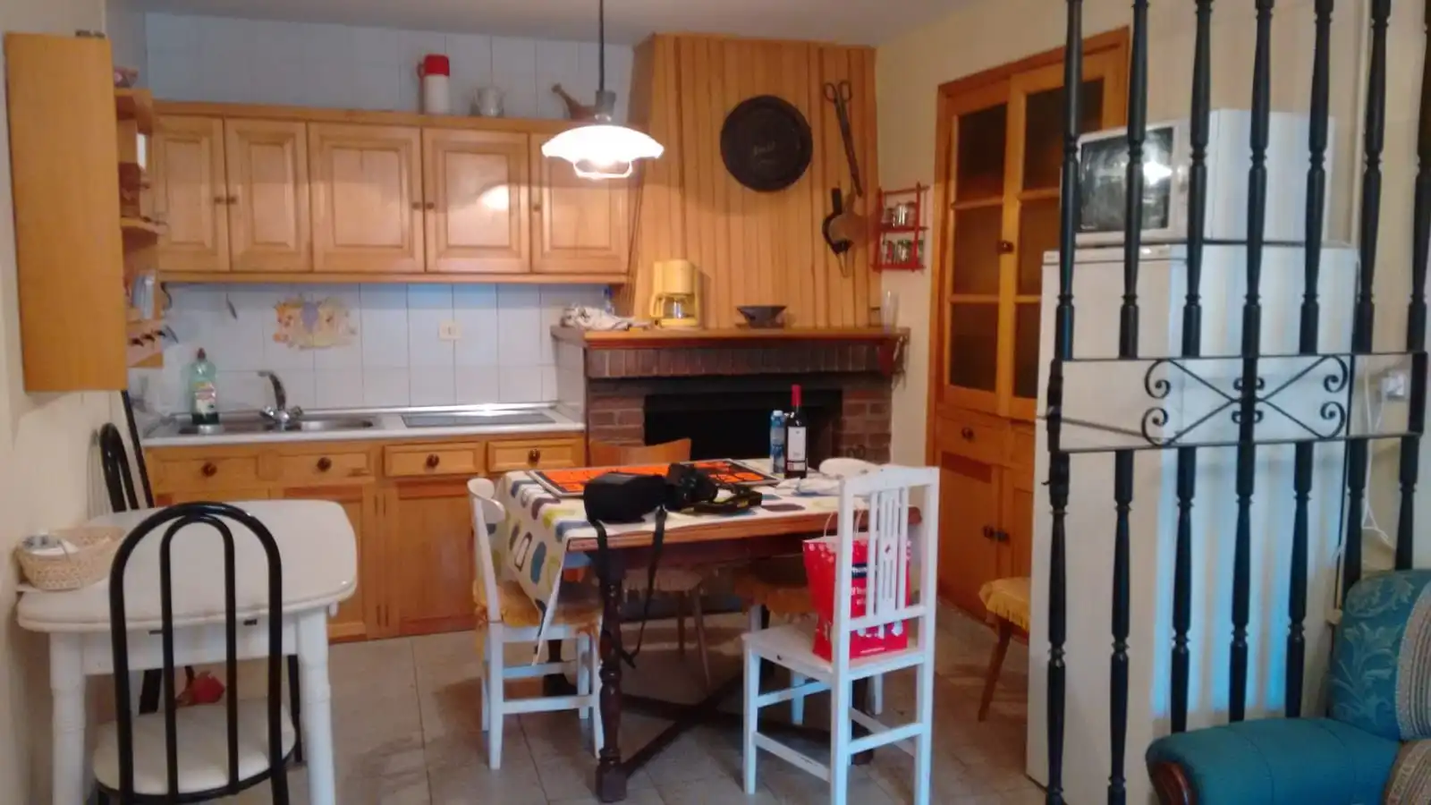 Kitchen of Detached homes for sale in Quintanar de la Sierra  with Terrace and Balcony