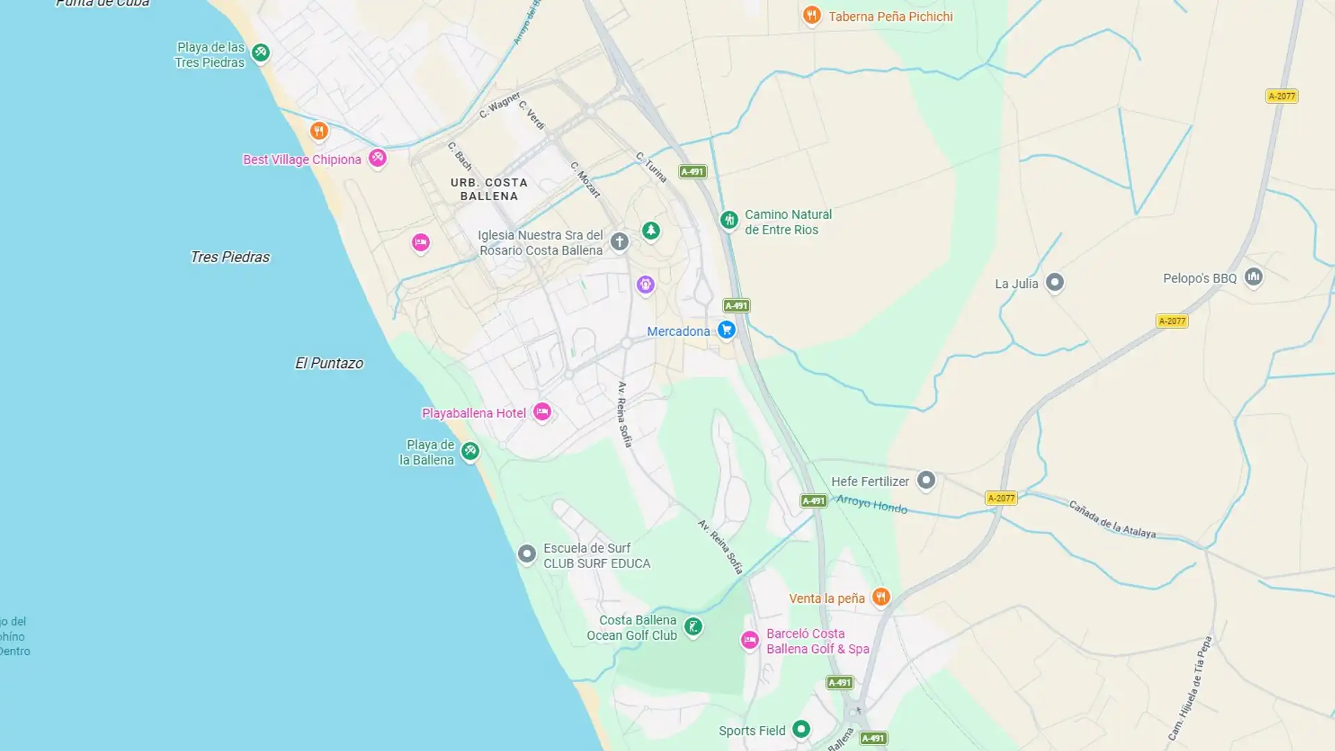 Vista exterior de Piso en venta en Rota