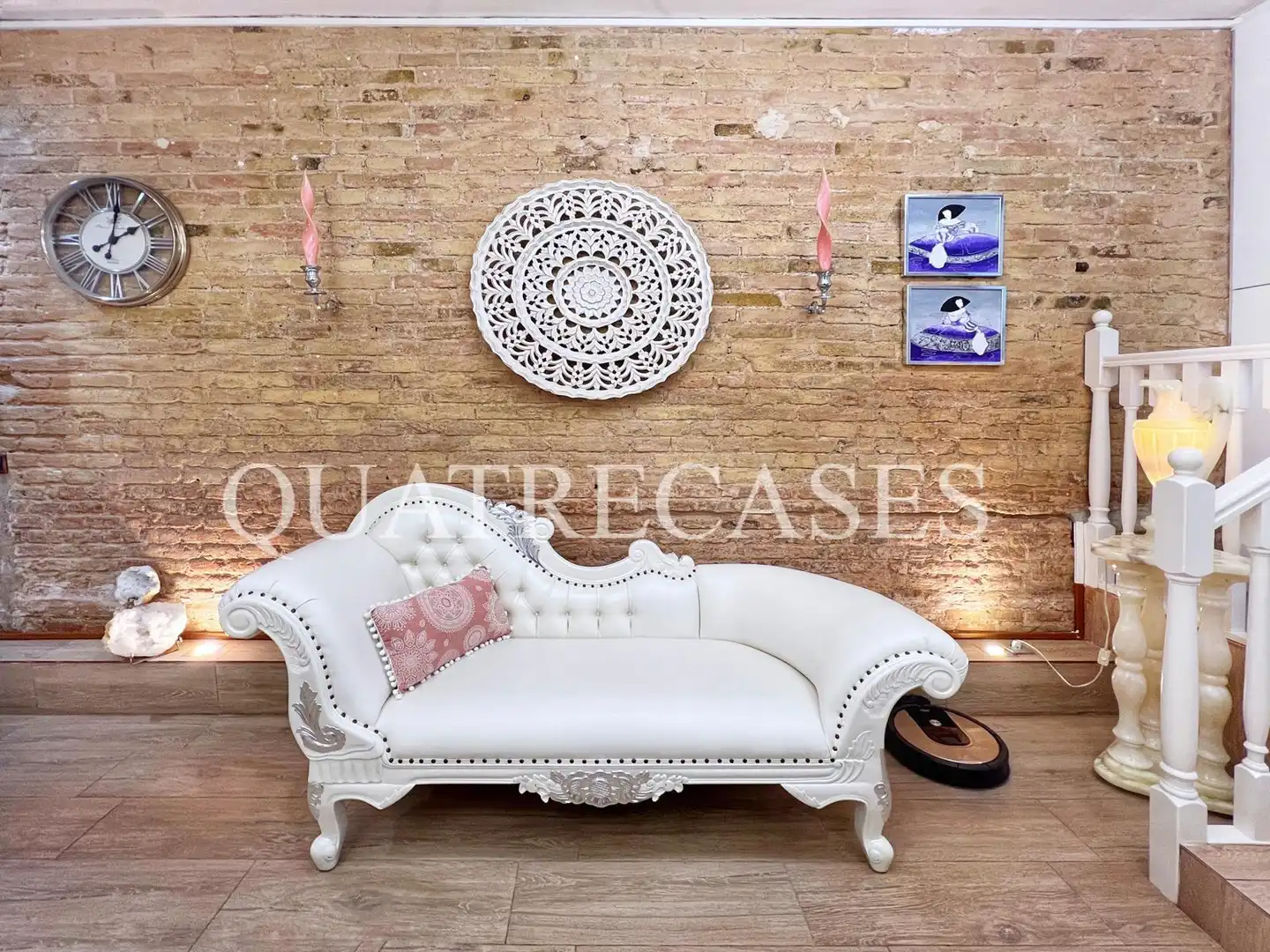 Sala de estar de Piso en venta en Barcelona con Aire acondicionado, Calefacción y Parquet