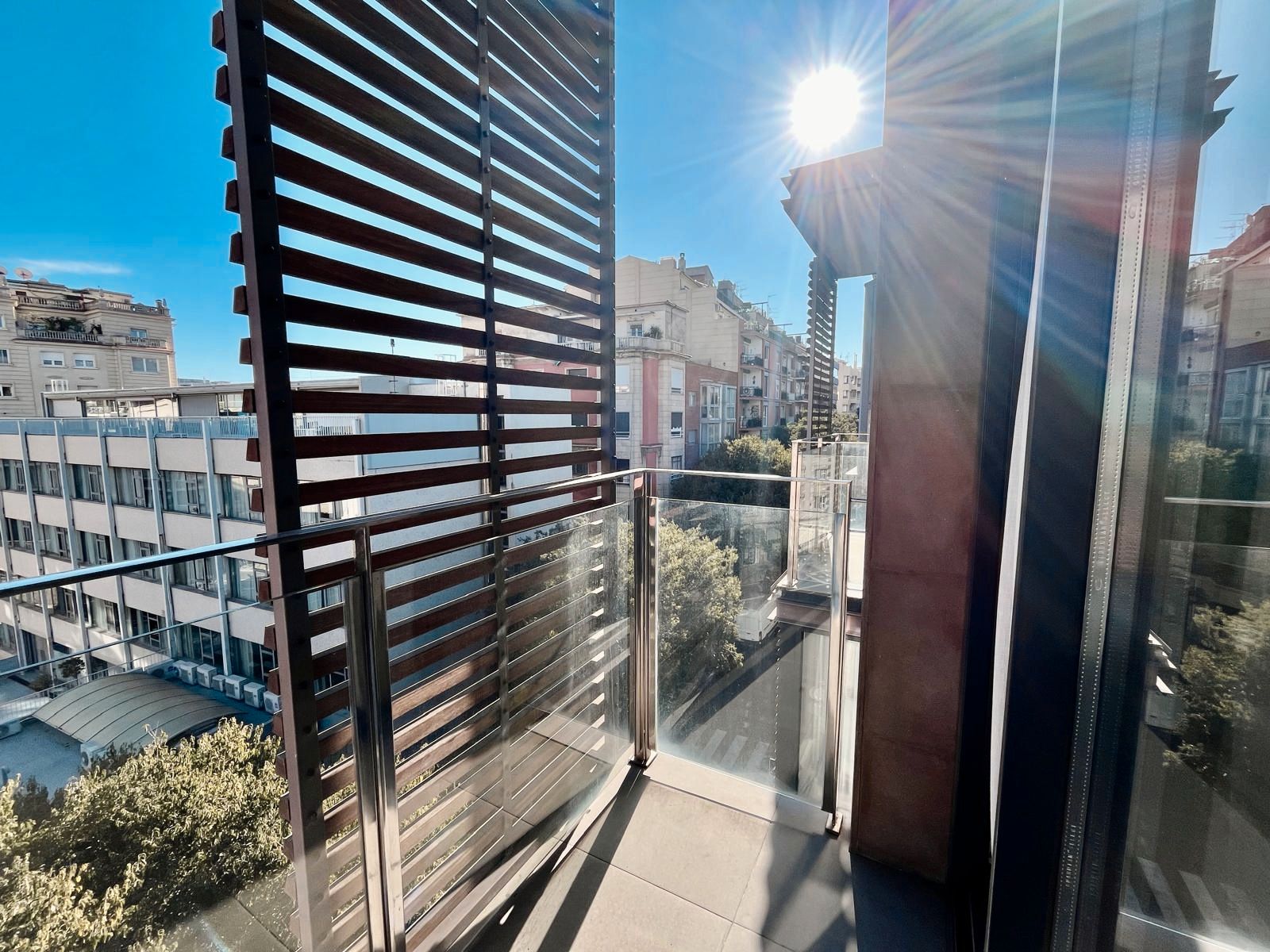 Balcony of Duplex for sale in  Barcelona Capital  with Air Conditioner, Heating and Parquet flooring