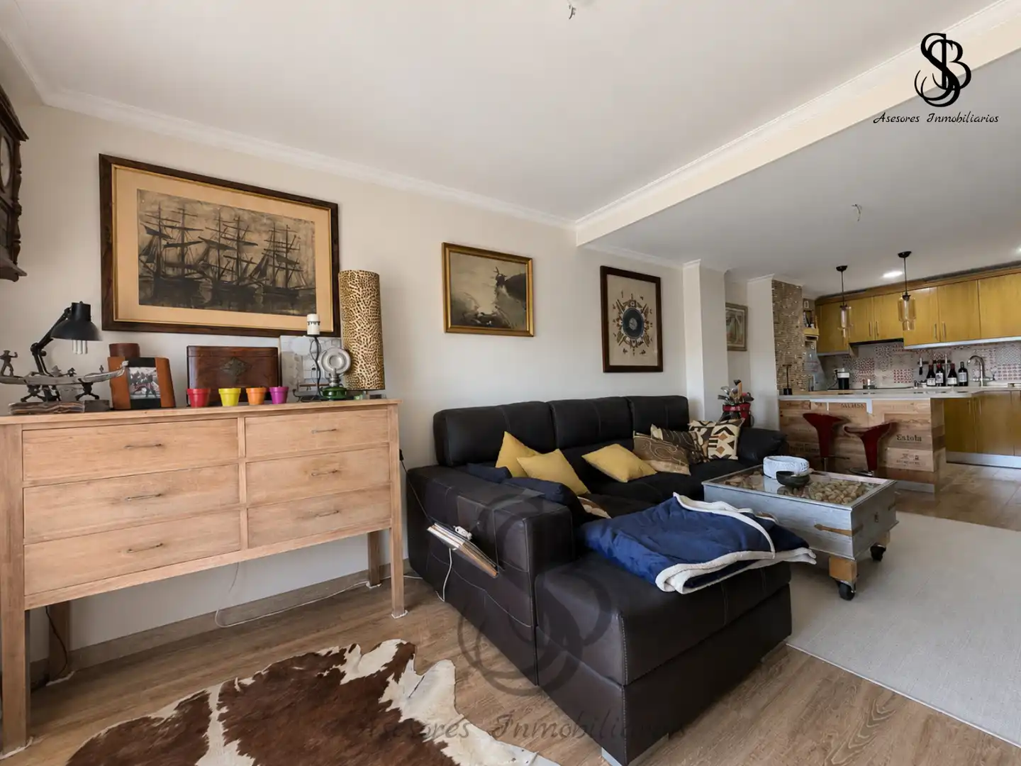 Sala de estar de Ático en venta en San Vicente del Raspeig / Sant Vicent del Raspeig con Aire acondicionado, Calefacción y Parquet