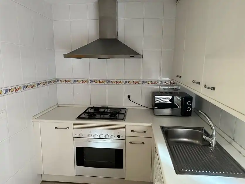 Cocina de Apartamento en venta en Ciudad Real con Aire acondicionado, Calefacción y Terraza