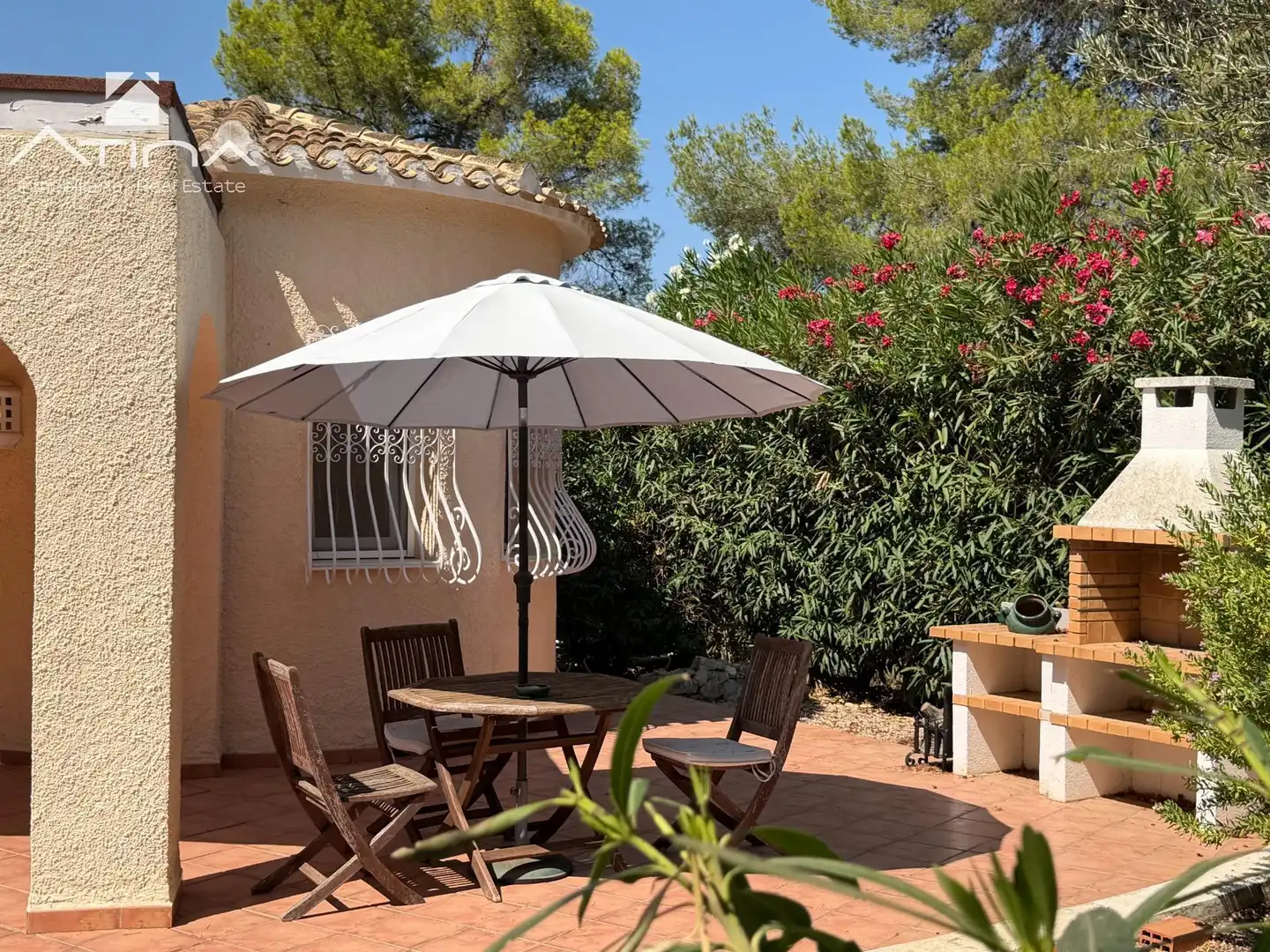 Terrassa de Casa o xalet en venda en Gata de Gorgos amb Aire condicionat, Calefacció i Jardí privat
