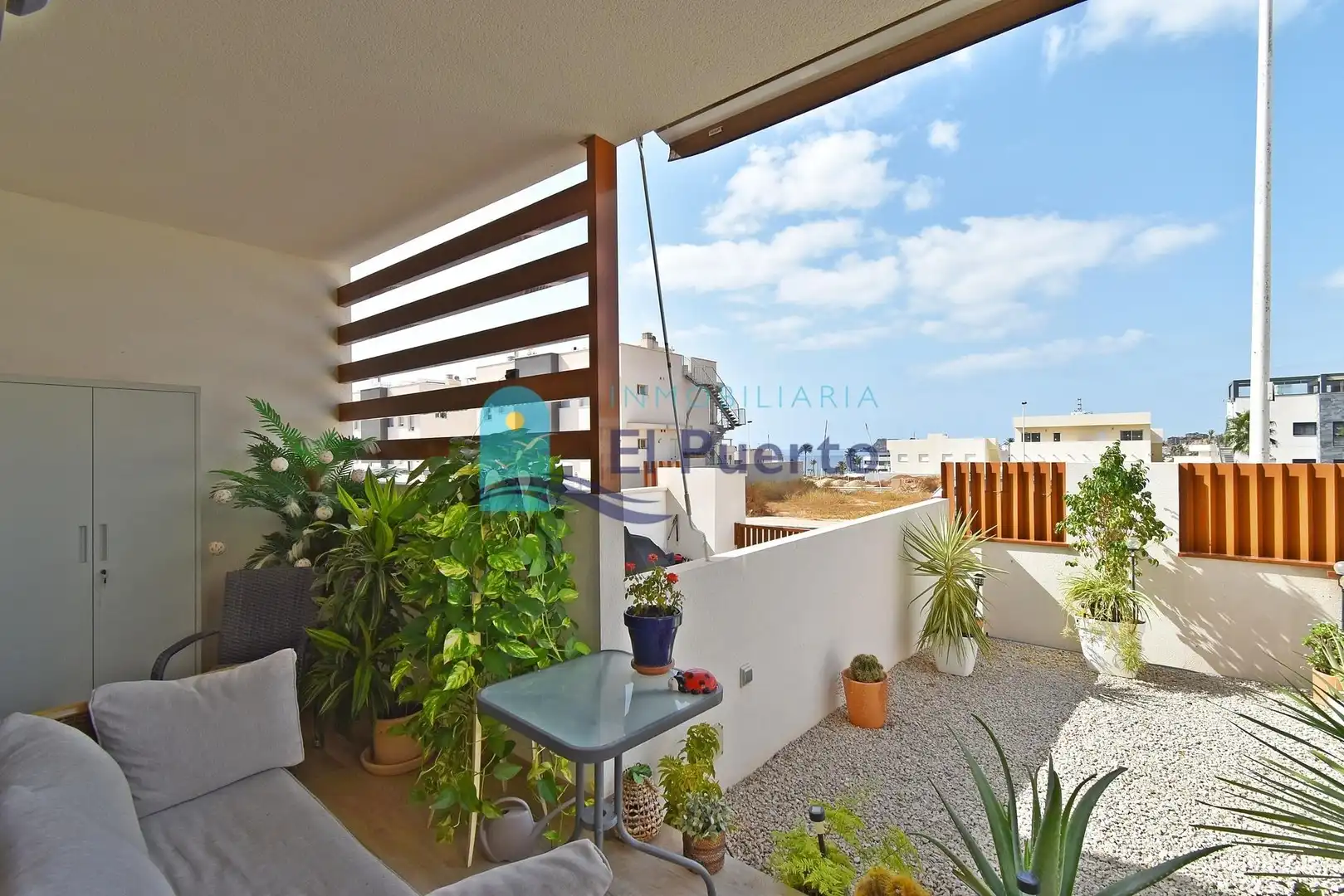 Terrassa de Apartament en venda en Mazarrón amb Aire condicionat, Calefacció i Jardí privat