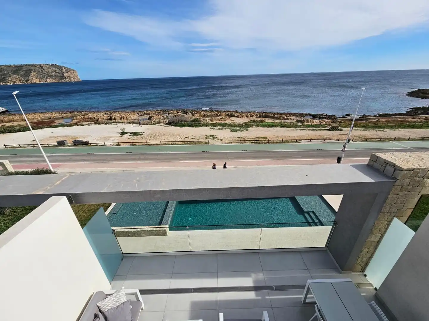 Piscina de Ático de alquiler en Jávea / Xàbia con Aire acondicionado, Calefacción y Jardín privado